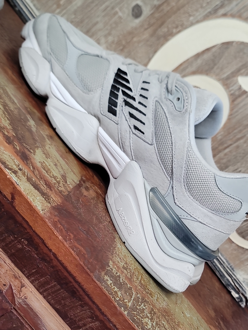 New Balance 9060 "Silver Metallic/Grey" Mens 13 Good Condition Fast Shipping - Picture 14 of 16